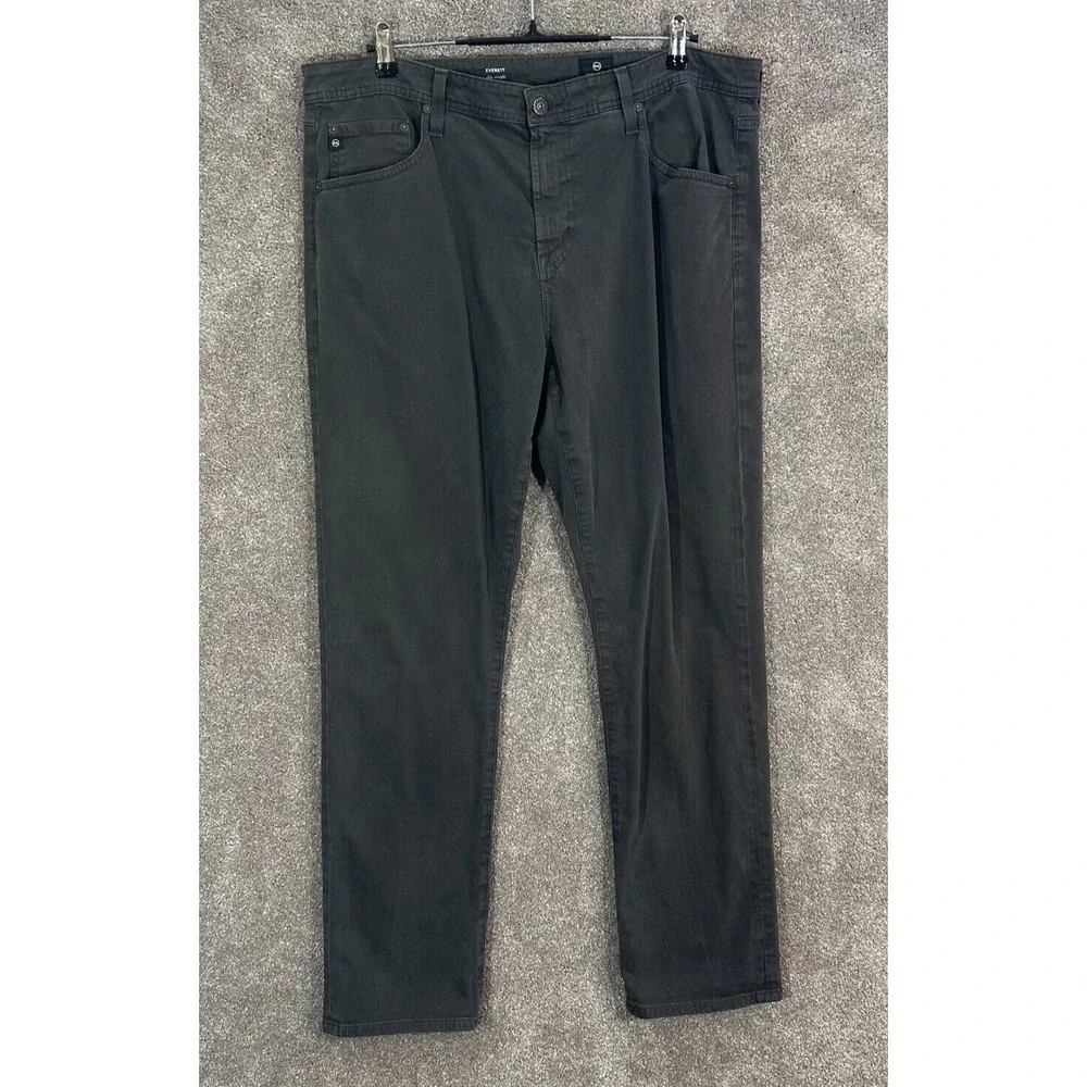 Adriano Goldschmied Jeans Mens 38X32 Gray Measures 38X32 Everett Slim Straight‎